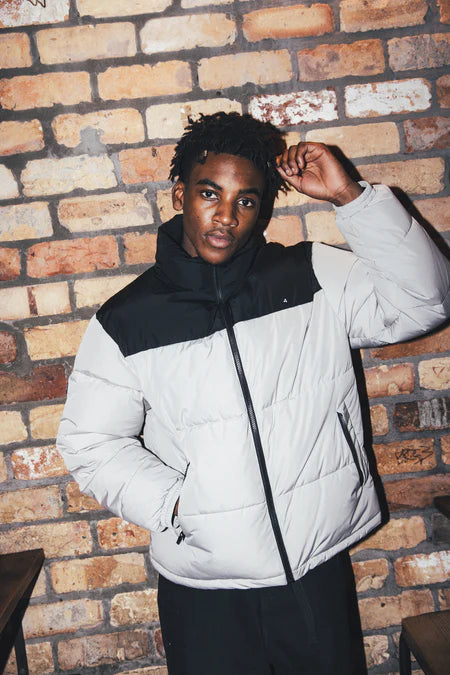 HUFFER Duo Puffer Jacket Black/Fossil