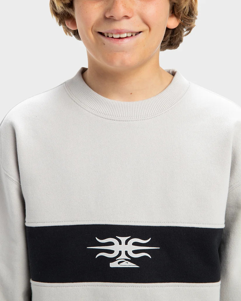 Quikilver Mercury Devil Crew Pullover Sweatshirt Boys 8-16 years