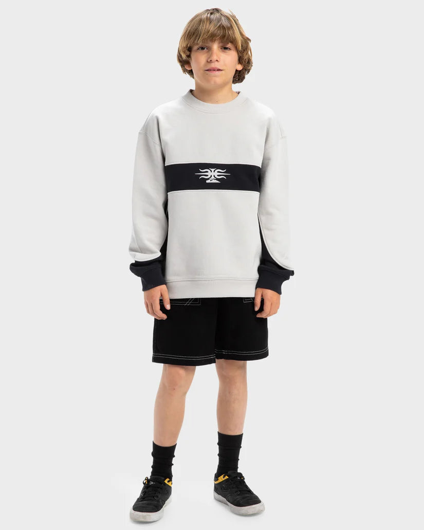 Quikilver Mercury Devil Crew Pullover Sweatshirt Boys 8-16 years