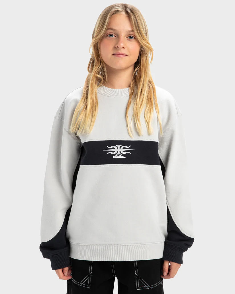 Quikilver Mercury Devil Crew Pullover Sweatshirt Boys 8-16 years
