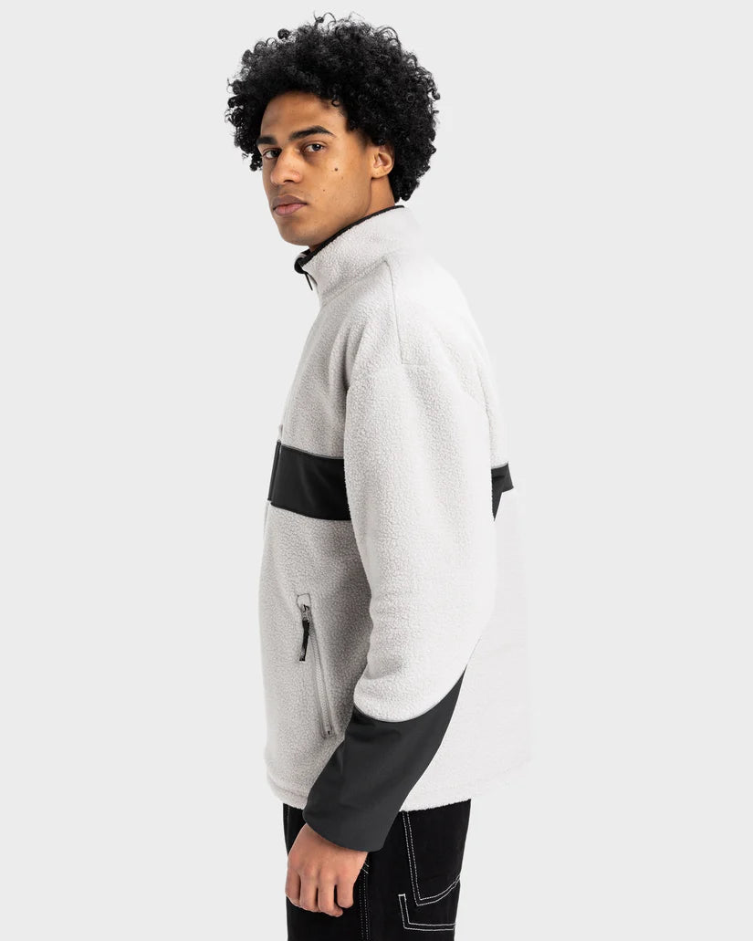 Quiksilver Mercury Sherpa Mens Pullover Lunar Rock