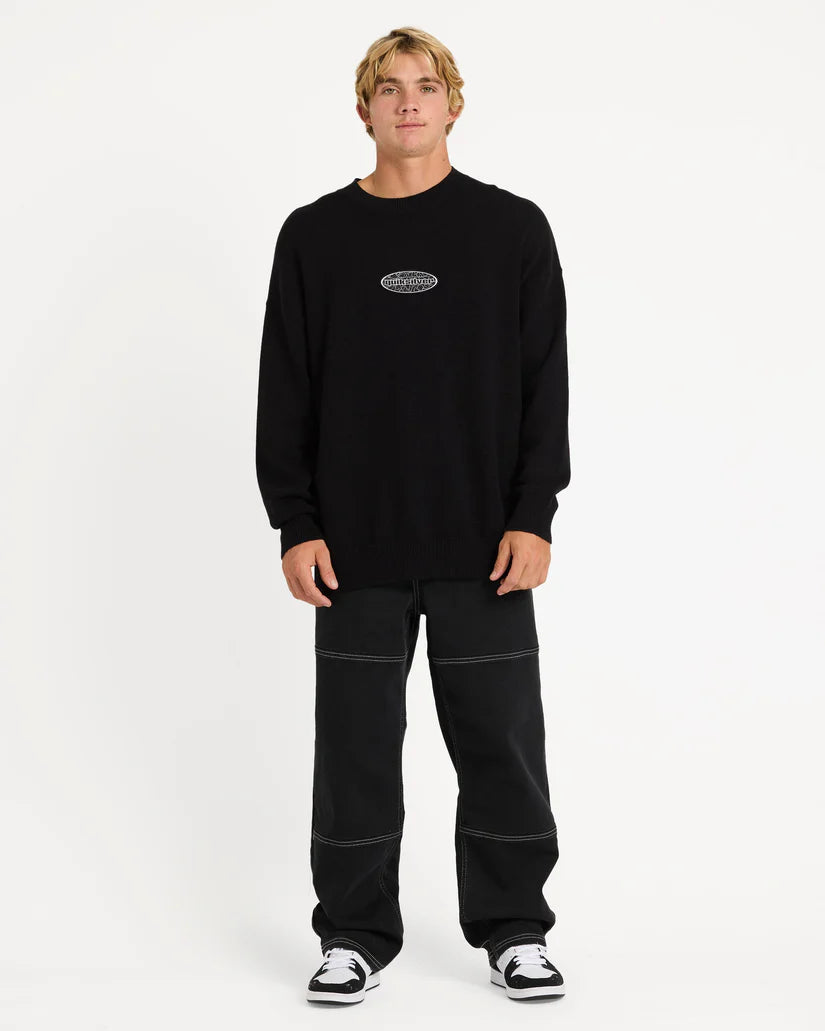 QUIKSILVER Mercury Work Knit Sweater Black