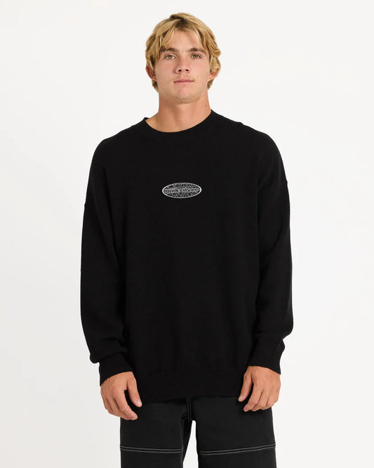 QUIKSILVER Mercury Work Knit Sweater Black