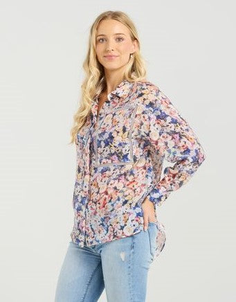 ET ALIA Michaela Shirt Poppy Patch