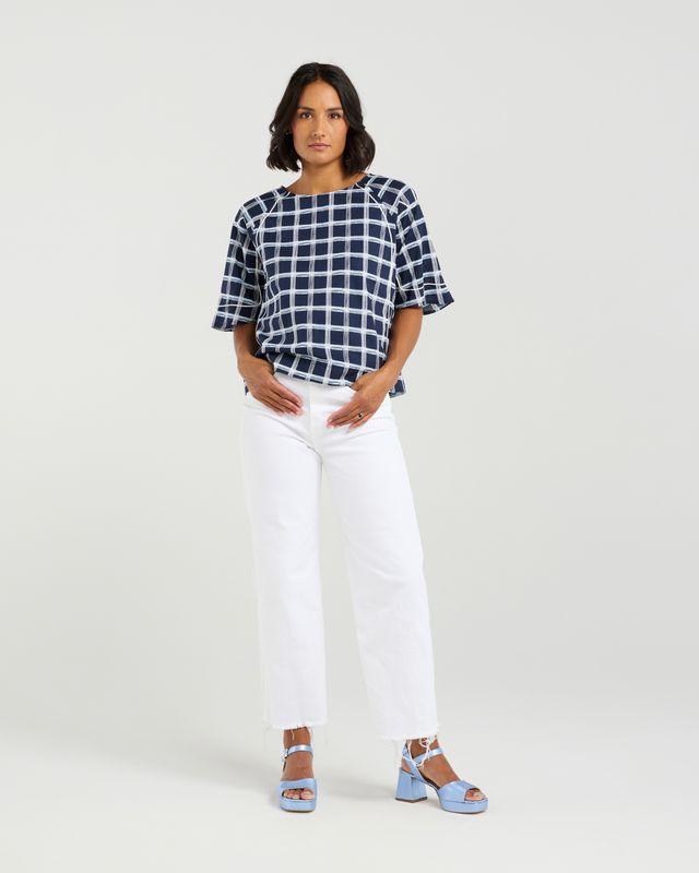 ET ALIA Mila Top Midnight Weave