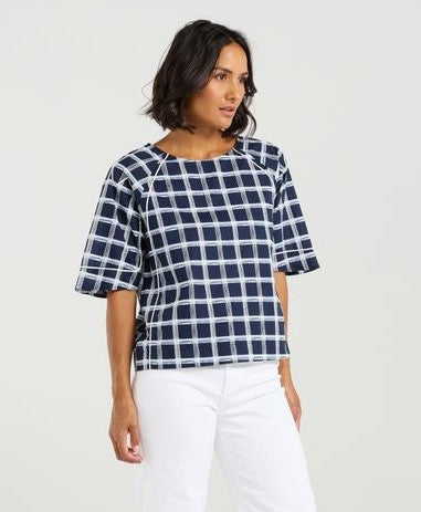 ET ALIA Mila Top Midnight Weave