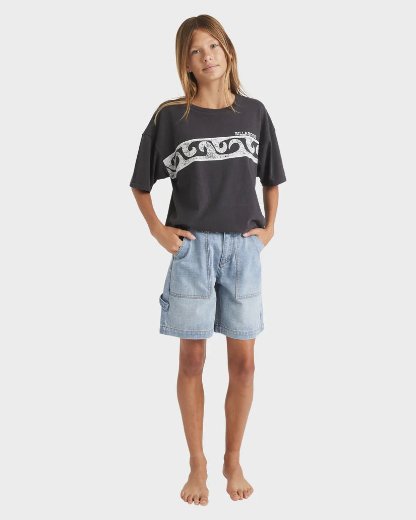 BILLABONG Girls Mindy Denim Short
