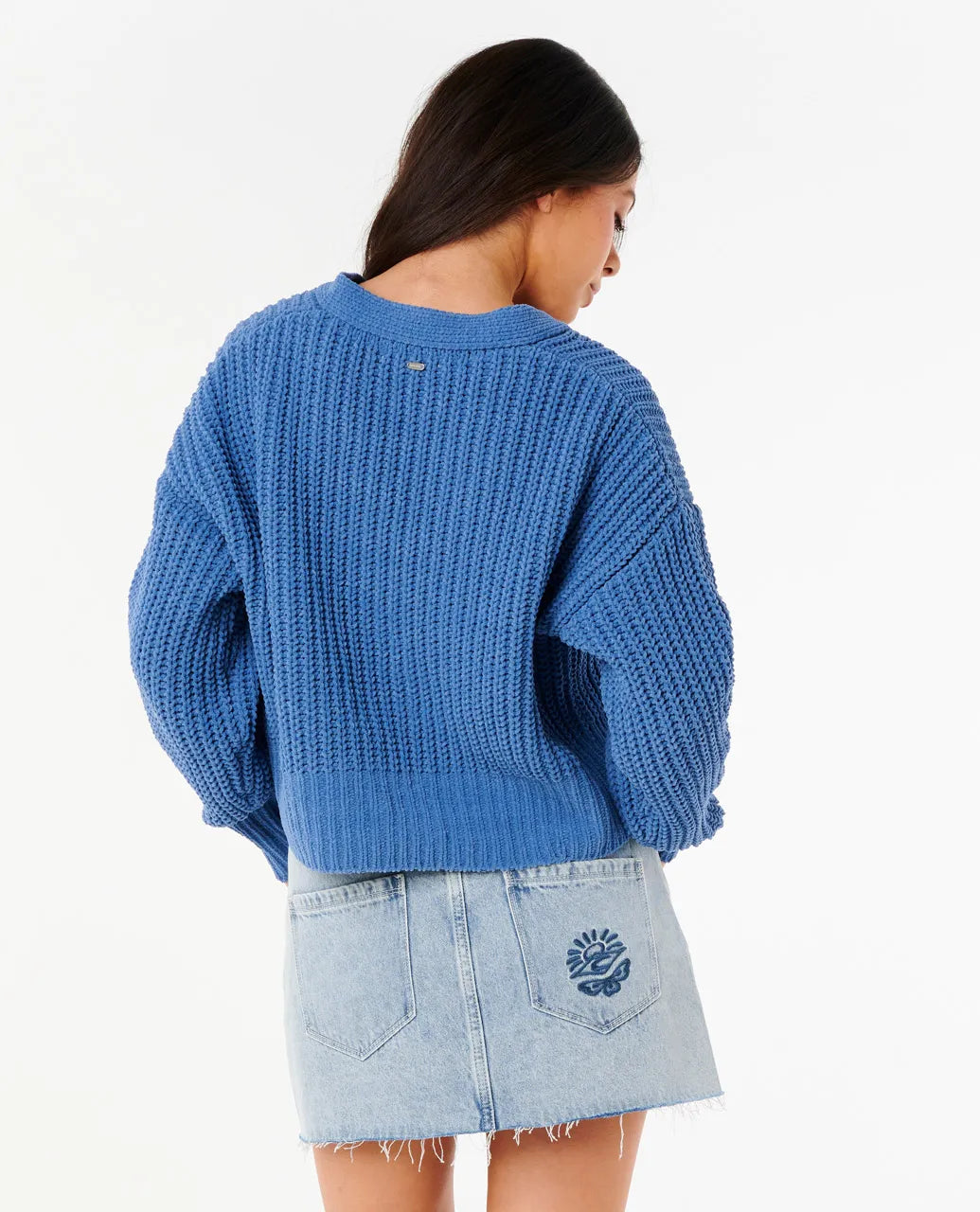 RIP CURL Neon Isles Cardigan Blue Grey