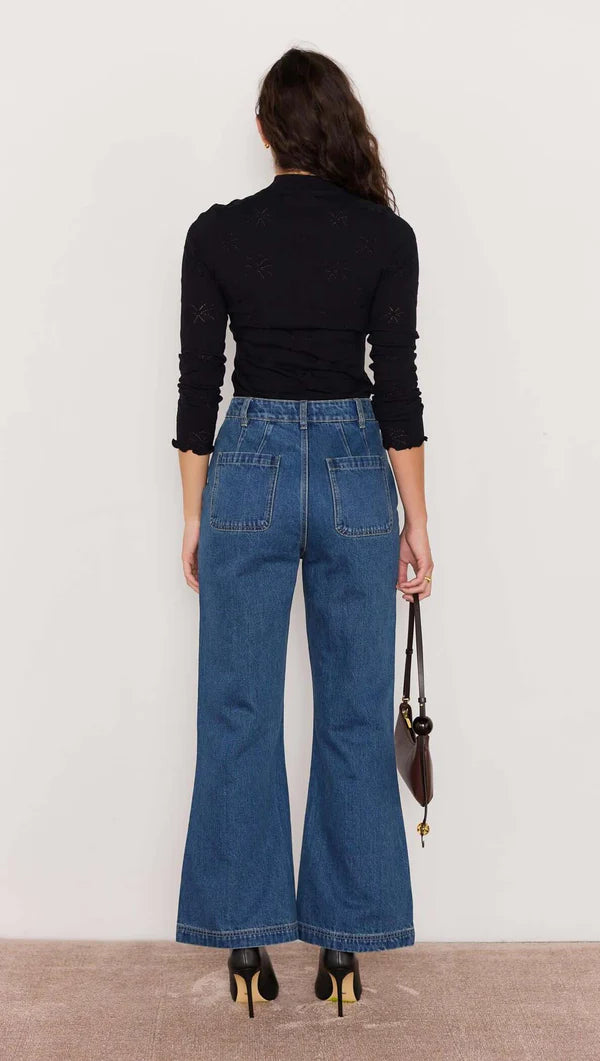 MINK PINK Nora Bootcut Denim Jean