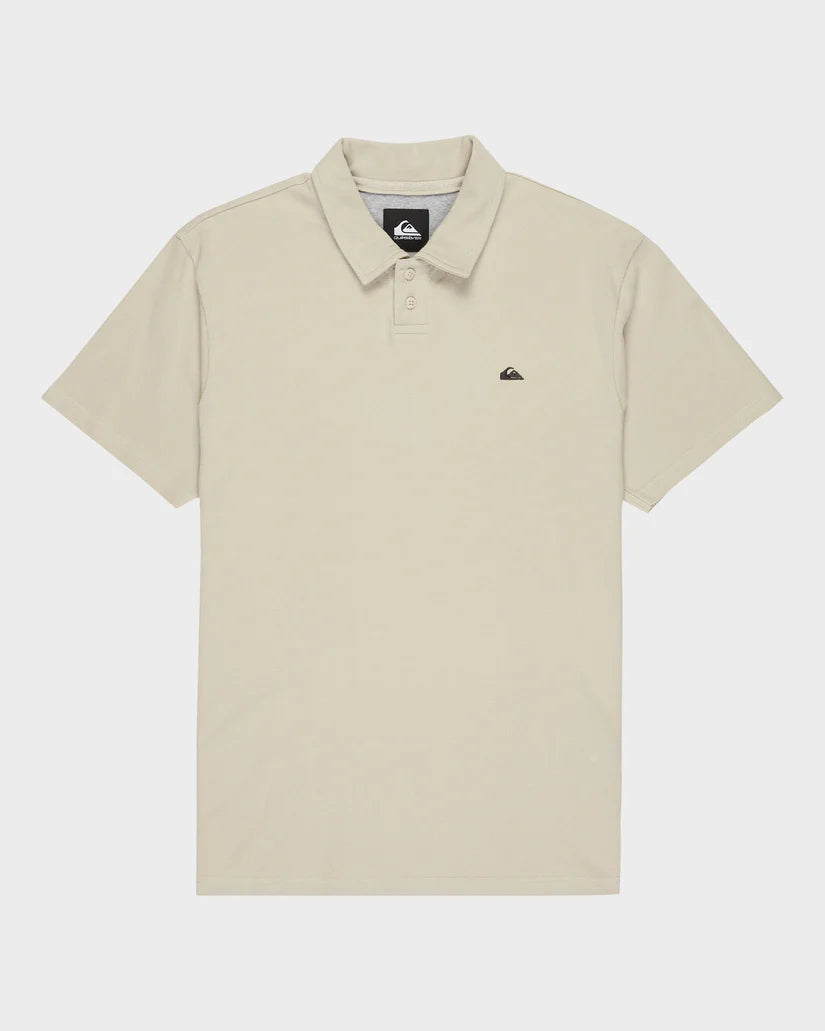 QUIKSILVER Pique Polo Shirt Moonstruck