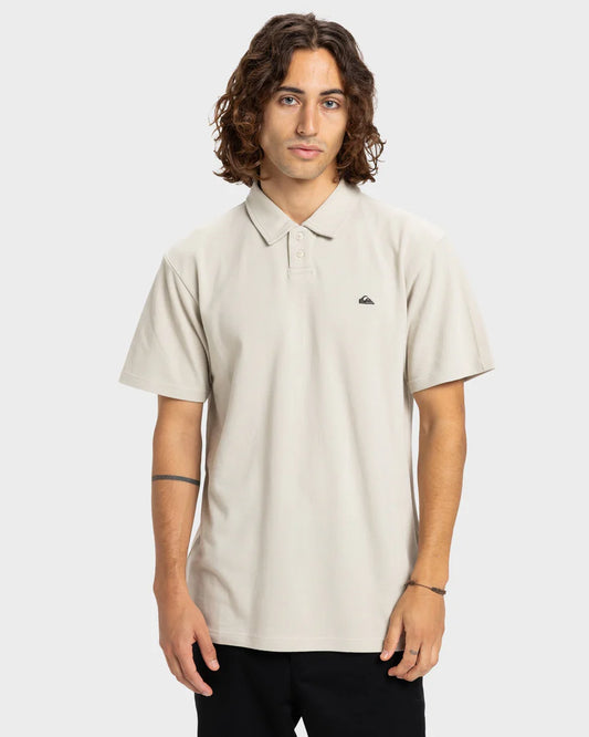 QUIKSILVER Pique Polo Shirt Moonstruck