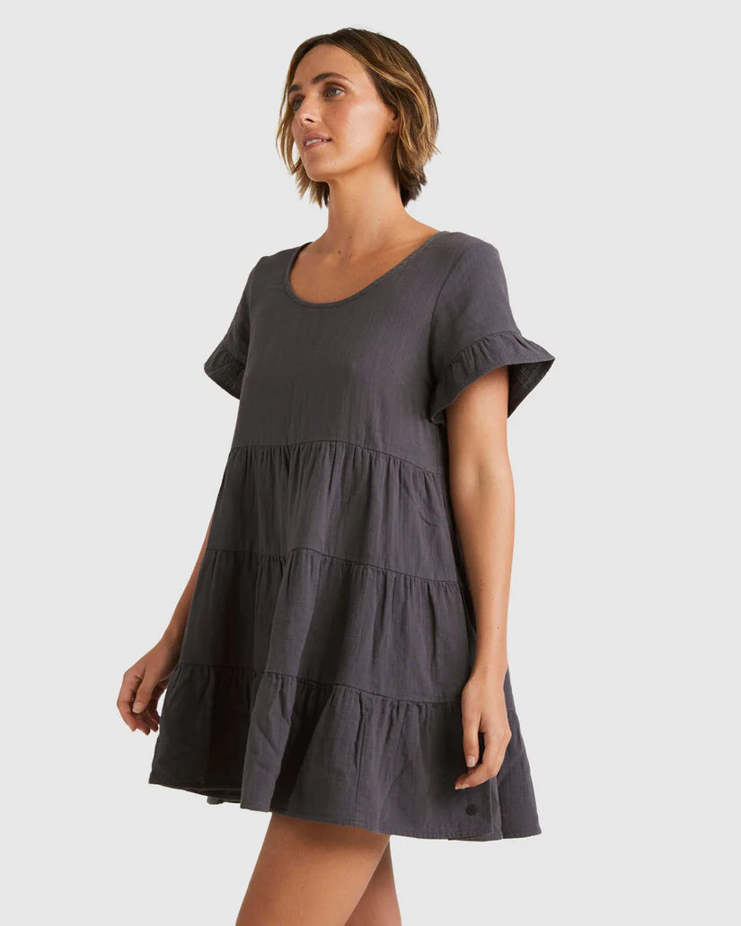 BILLABONG Pixie Dress Washed Black
