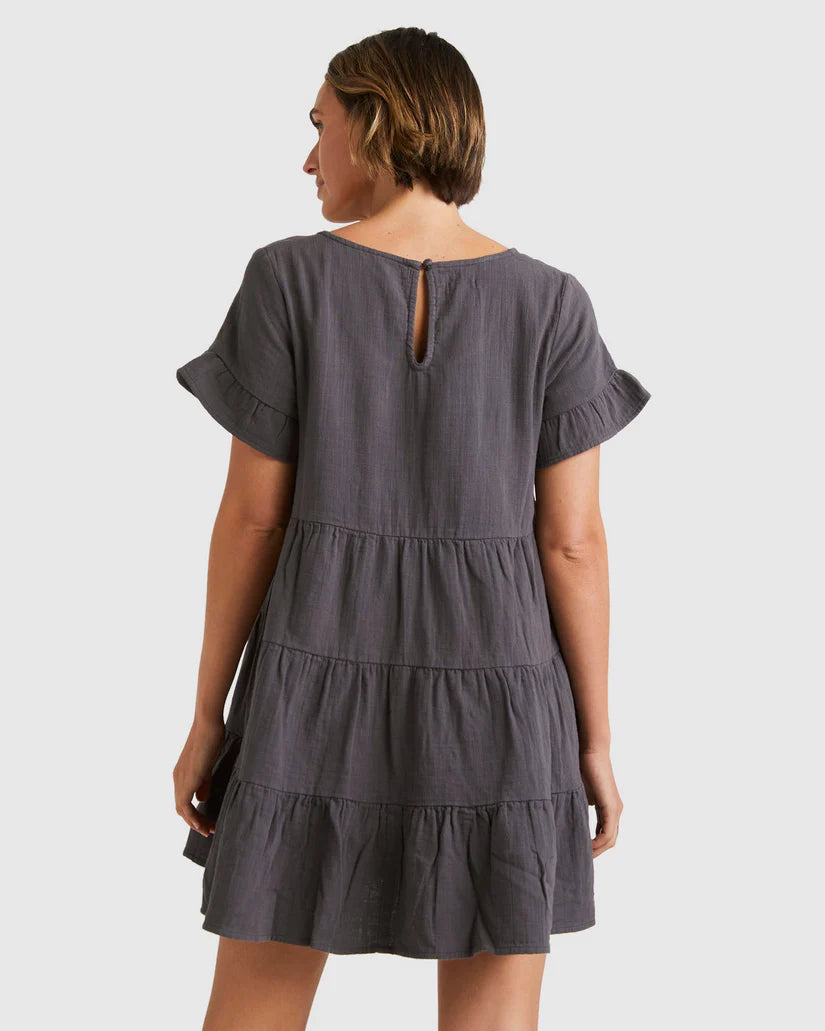 BILLABONG Pixie Dress Washed Black