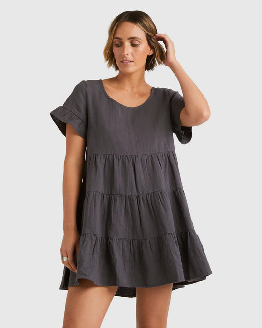 BILLABONG Pixie Dress Washed Black