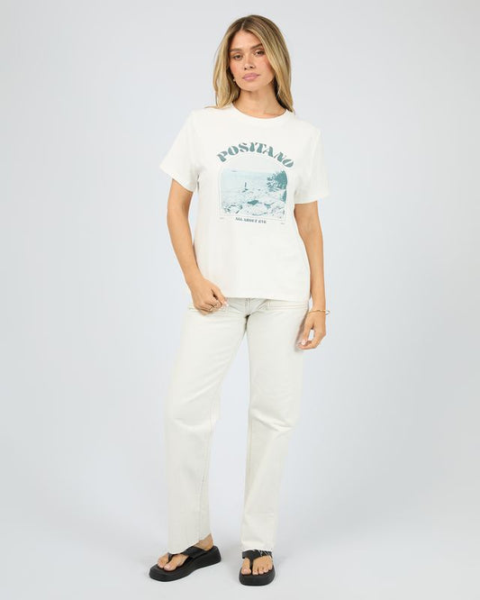 ALL ABOUT EVE Positano Regular Tee White