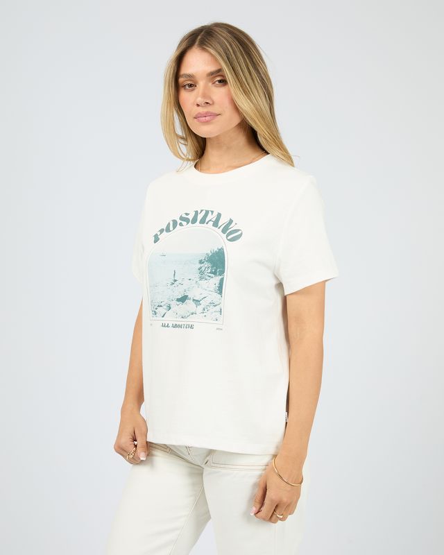 ALL ABOUT EVE Positano Regular Tee White