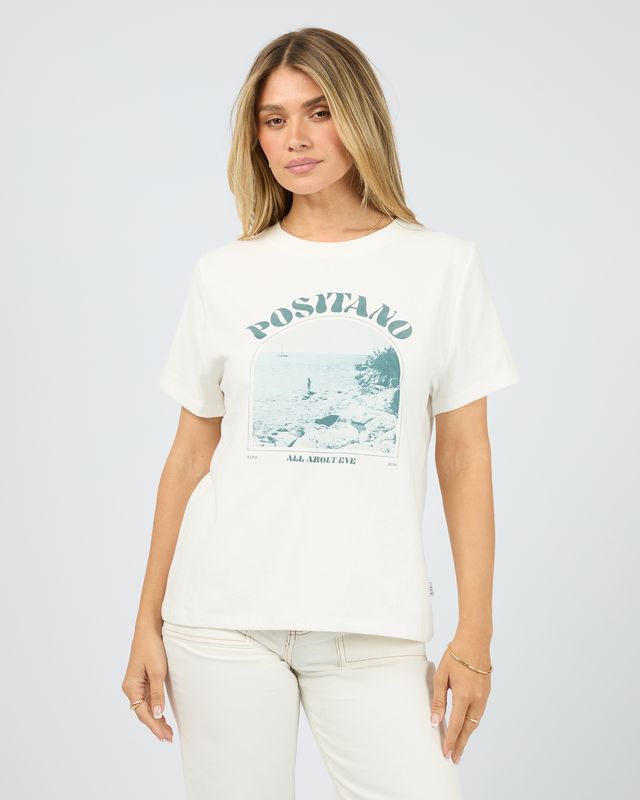 ALL ABOUT EVE Positano Regular Tee White