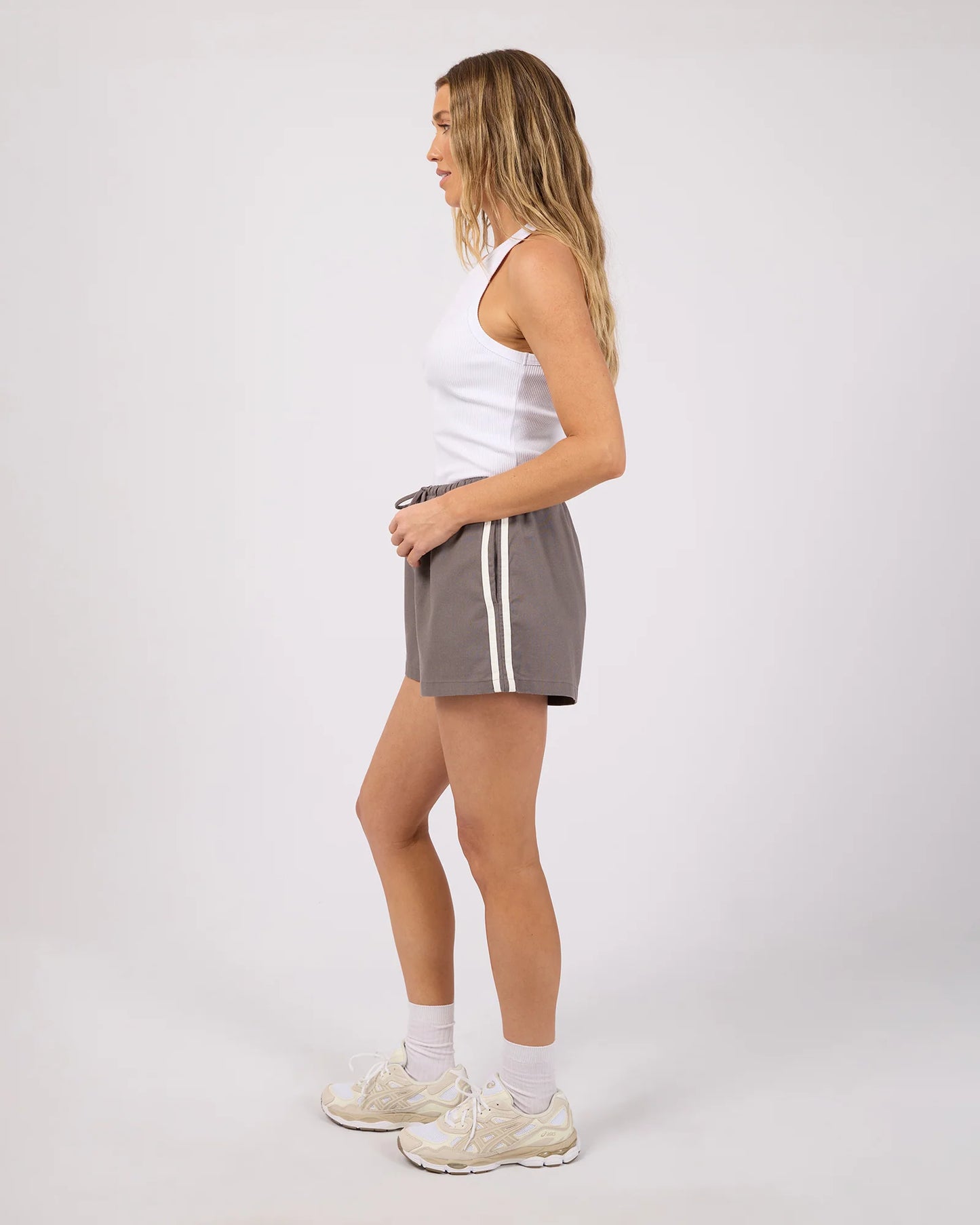 ALL ABOUT EVE Premier Panel Short Charcoal