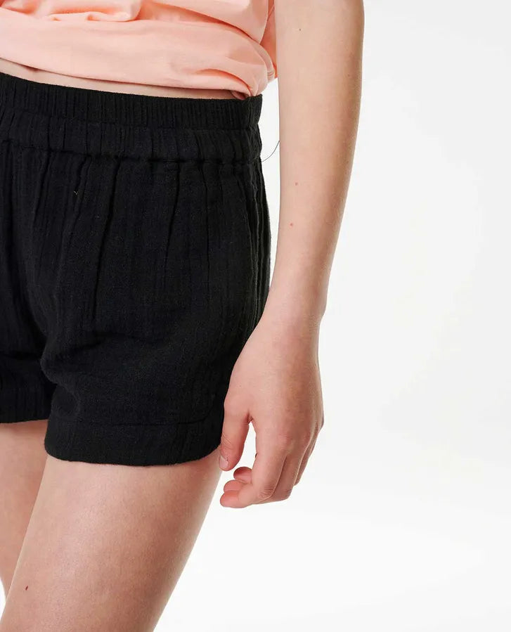 Rip Curl Premium Surf Short Black Girls 8-14 years