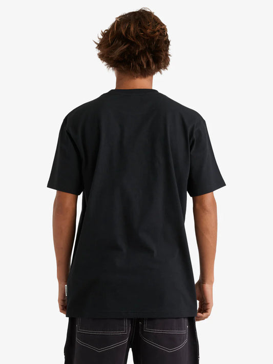 QUIKSILVER QS Impaired Logo Dna Tee Black