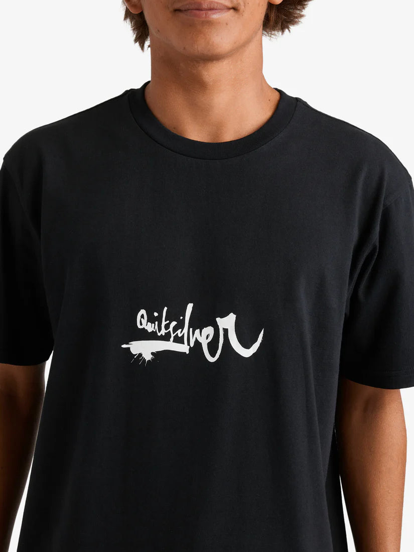 QUIKSILVER QS Impaired Logo Dna Tee Black