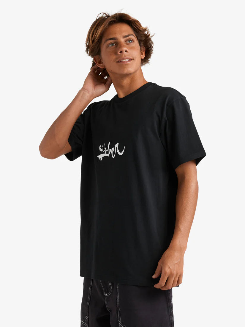 QUIKSILVER QS Impaired Logo Dna Tee Black