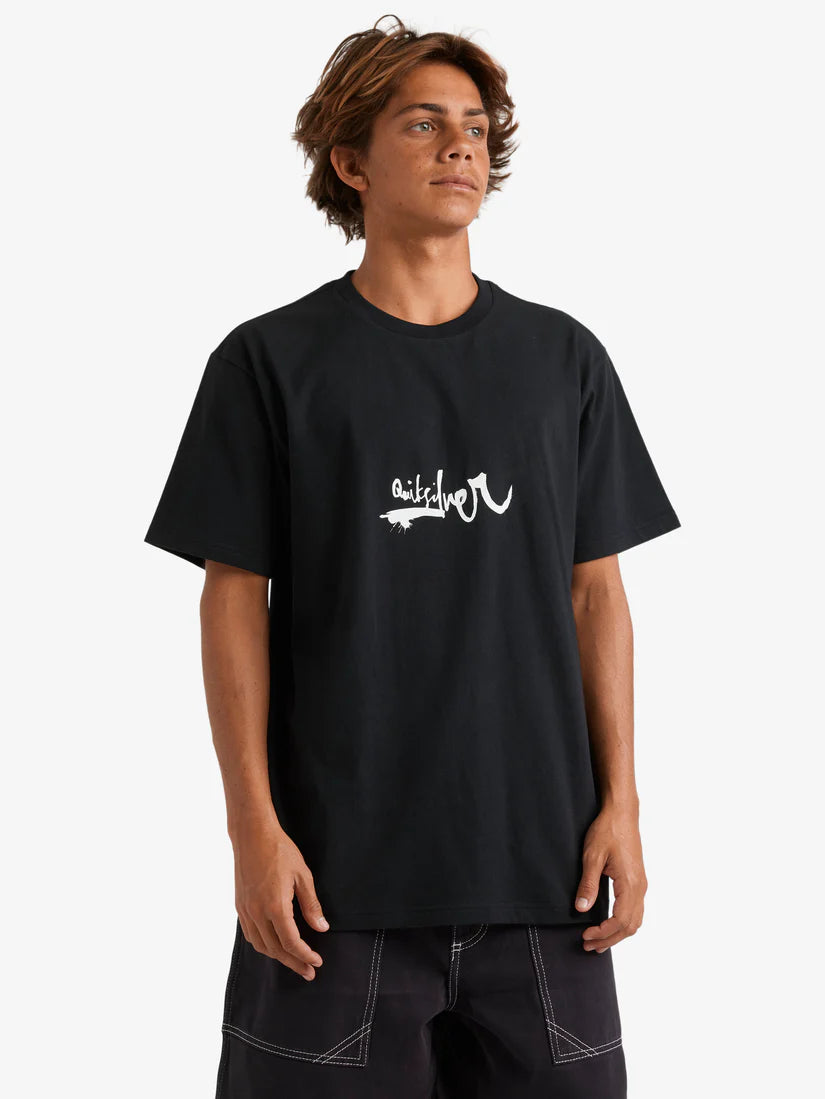 QUIKSILVER QS Impaired Logo Dna Tee Black