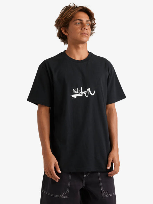 QUIKSILVER QS Impaired Logo Dna Tee Black