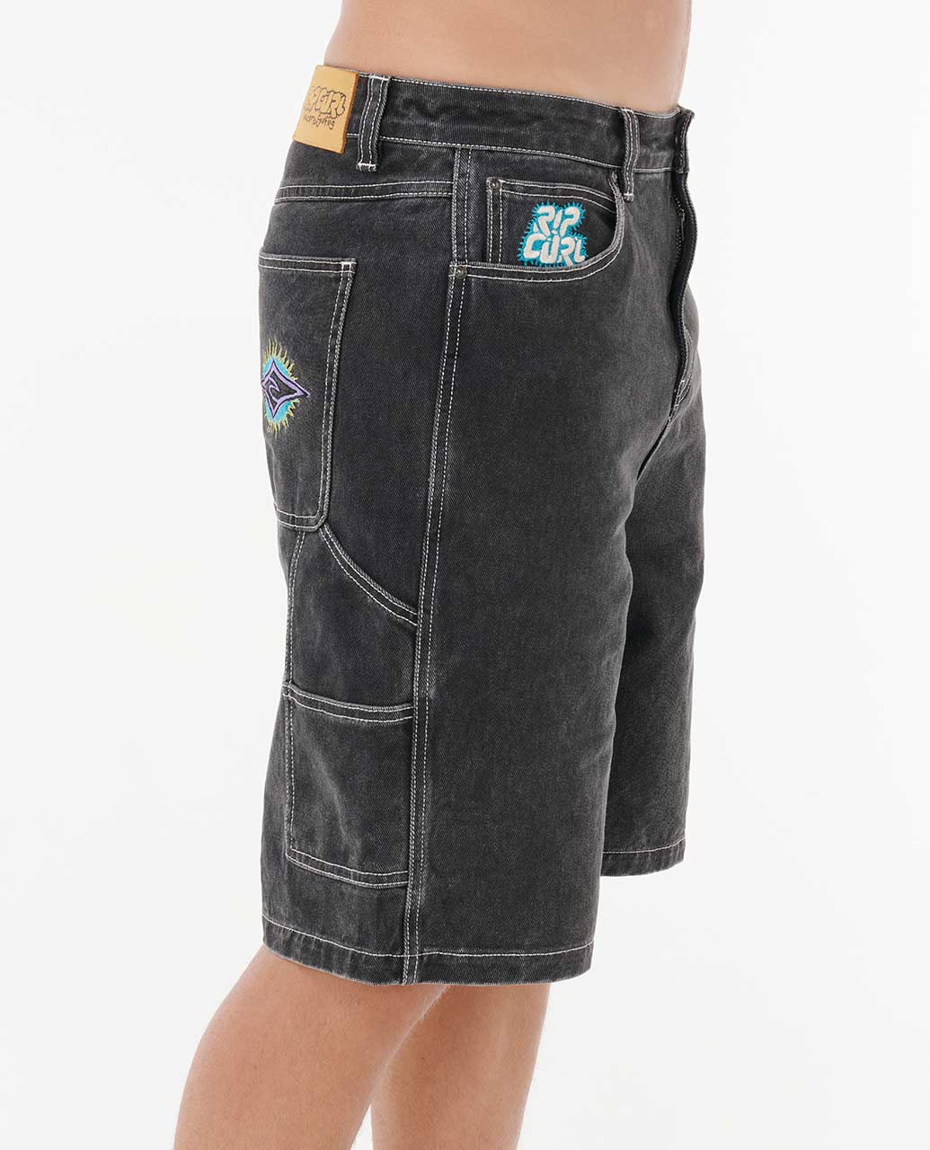 RIP CURL Raw Energy Carpenter Denim Walkshort Black