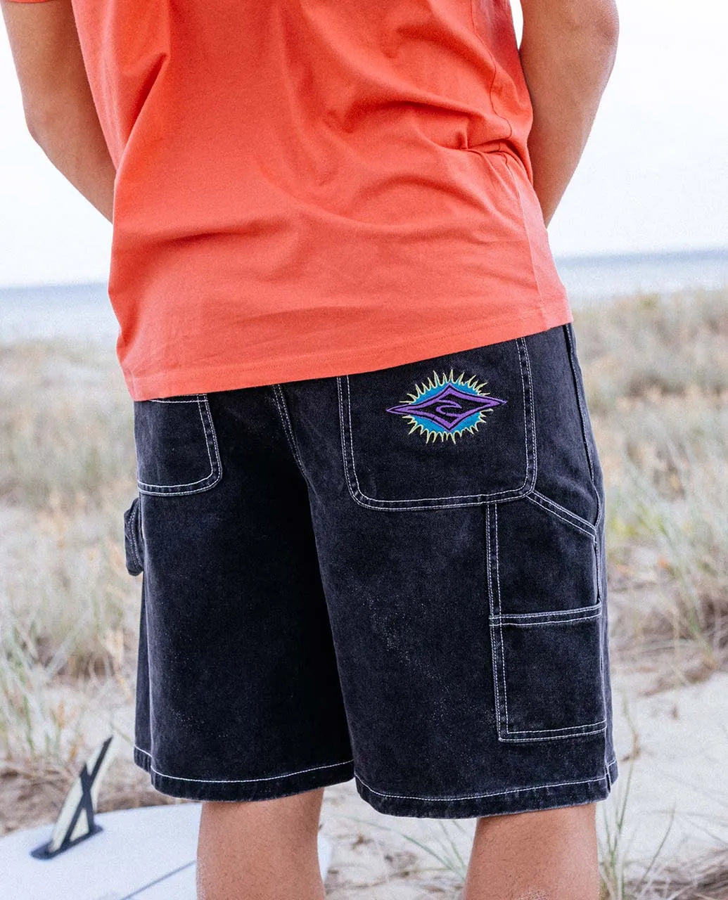 RIP CURL Raw Energy Carpenter Denim Walkshort Black