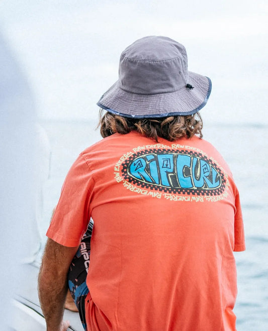 RIPCURL Raw Energy De Oval Tee Rose Sky