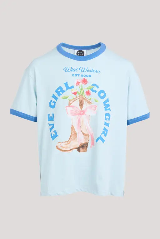 EVE GIRL Rodeo Ringer Tee 3-7 years