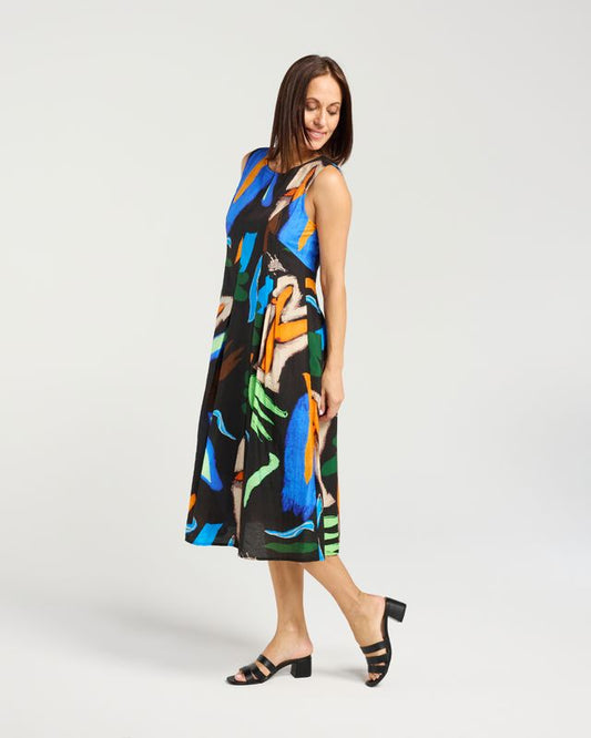 SEDUCE Rosa Dress Abstract Pop