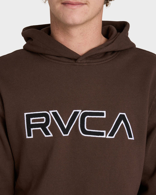 RVCA Pullover Hood Mocha