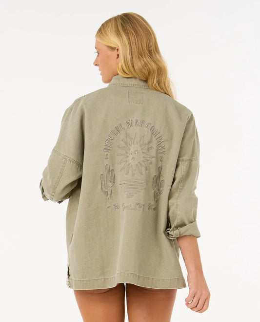 Rip Curl San Carlos Embroidered Jacket Sage