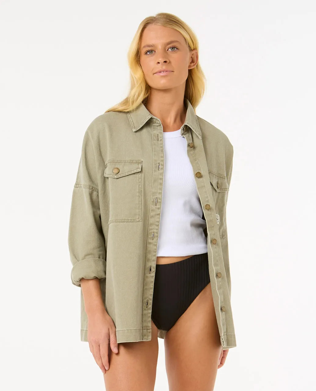 Rip Curl San Carlos Embroidered Jacket Sage