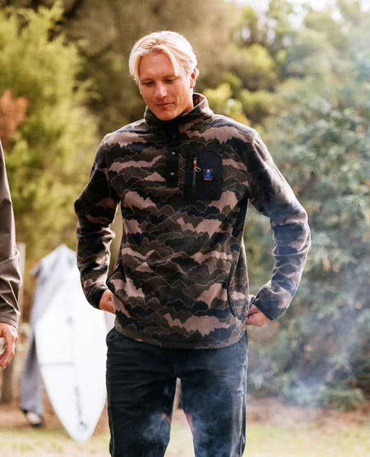 RIP CURL Search Polar Fleece Crew Camo