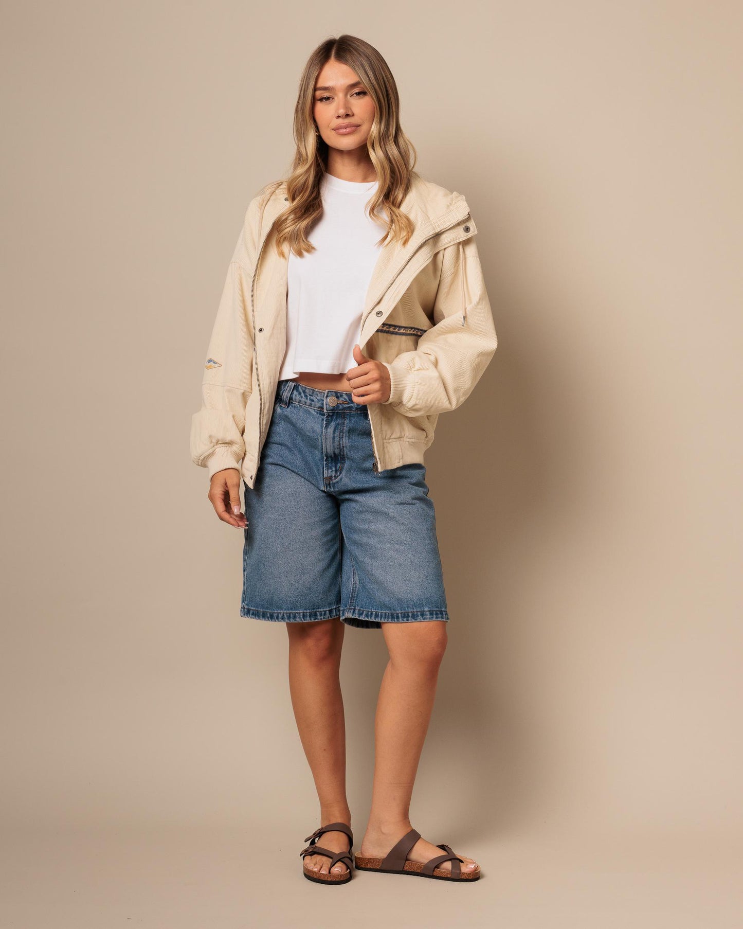 BILLABONG Set The Tone Jacket White Cap