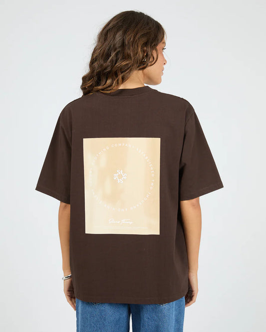 SILENT THEORY Sunrise Tee Chocolate