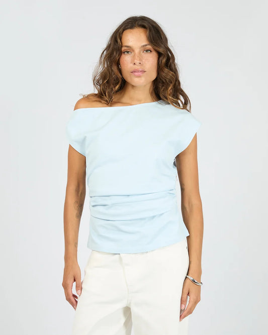 SILENT THEORY Soho Tee Light Blue