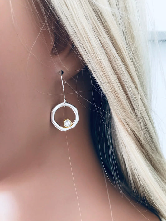 TWIGG JEWELLERY Solidered Circle Earrings