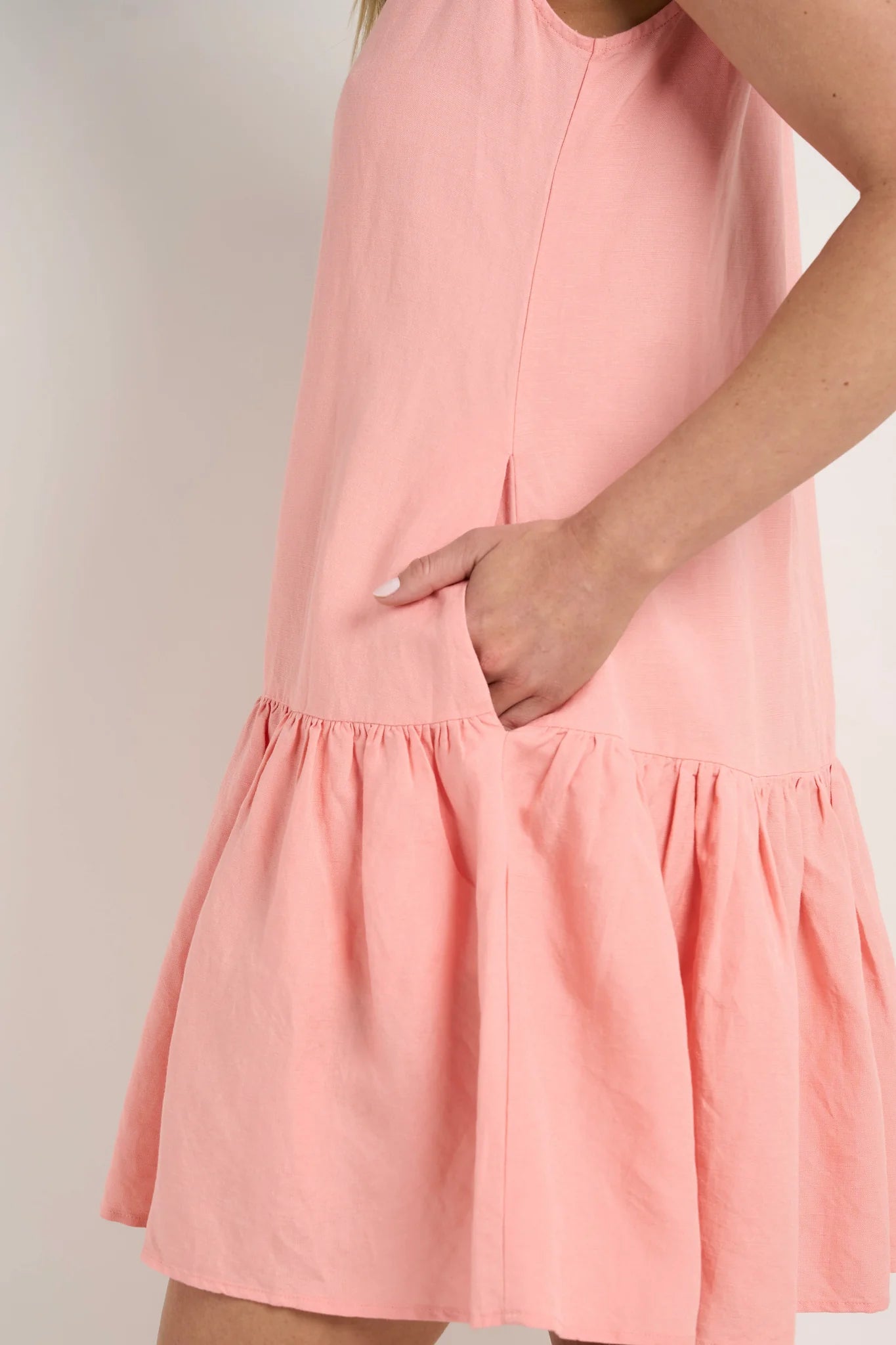 IVY & JACK Somerset Peach Sleeveless Dress
