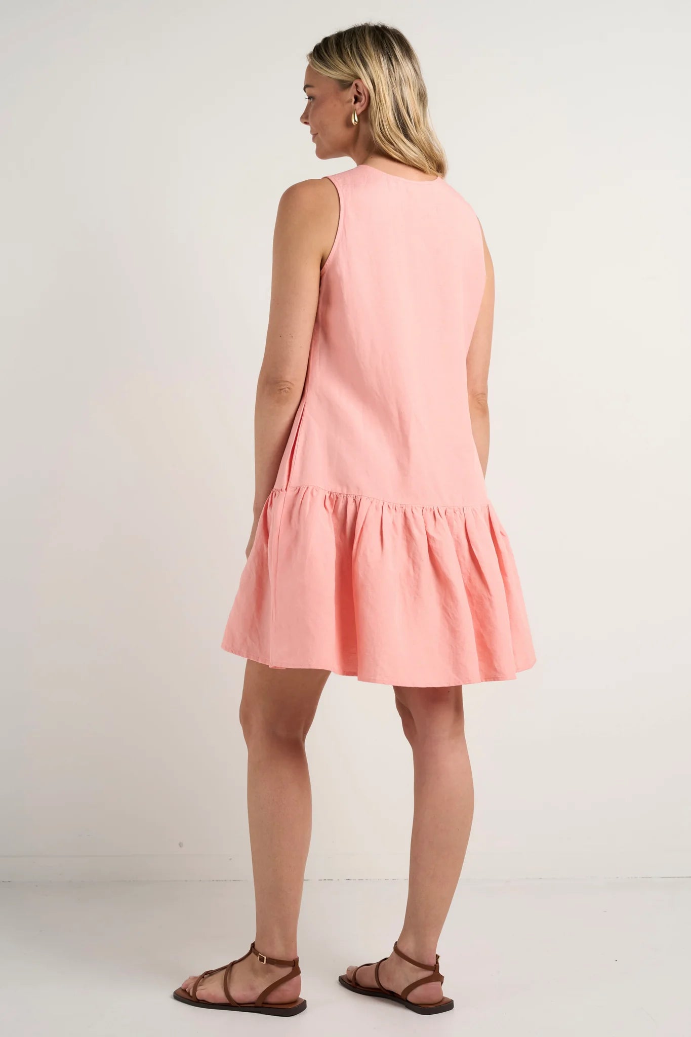 IVY & JACK Somerset Peach Sleeveless Dress