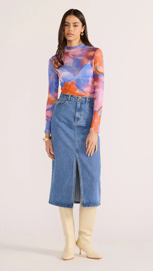 MINK PINK Sommer Mesh Skivvy Top
