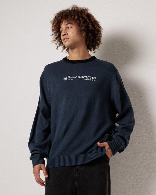 BILLABONG Spec 73 Knit Sweater Dusty Navy