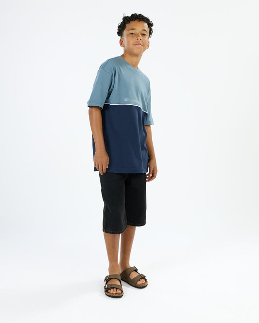 BILLABONG Boys Spec Legacy Tee Cloud Blue