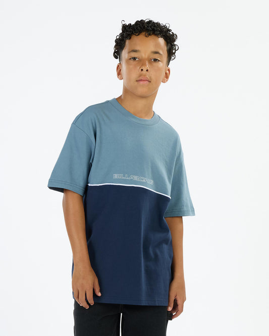 BILLABONG Boys Spec Legacy Tee Cloud Blue