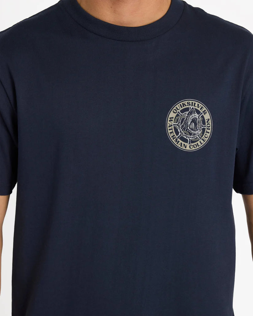 QUIKSILVER Steer Away Tee Navy