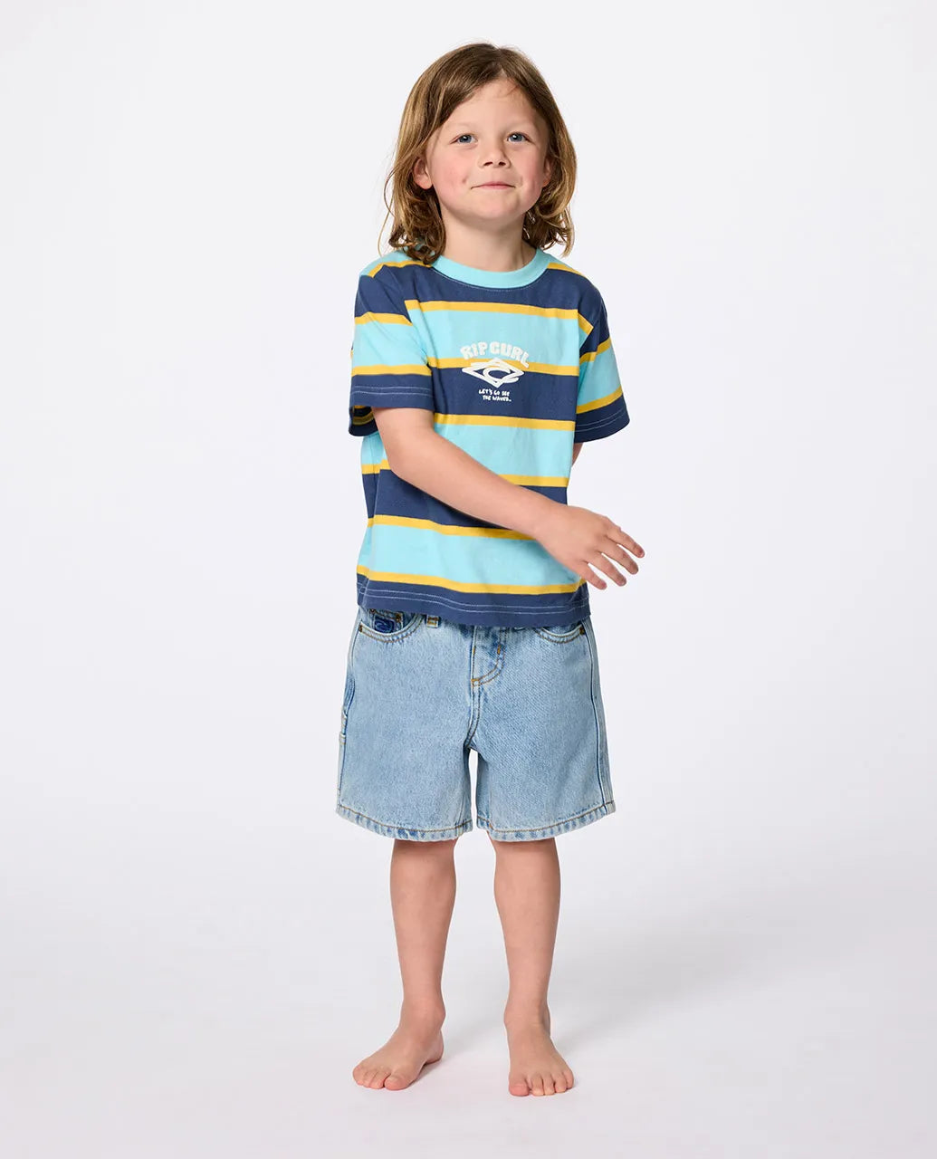 RIP CURL Stripe Tee Boys 1-8 years