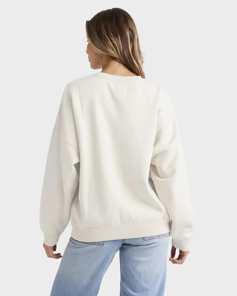 Billabong Surf Club Venice Crew Sweatshirt Salt Crystal